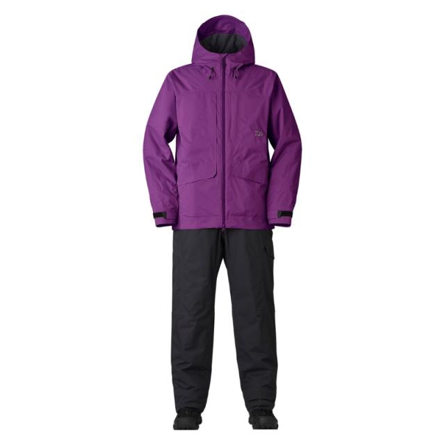 ダイワ DW-3224 レインマックス アングラーズウィンタースーツ パープル 2XL