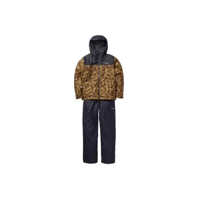 シマノ RB-057X ベーシックインサレーション レインスーツ 01 S ブラウンダックカモの通販は