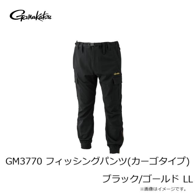 がまかつ HDフィッシングパンツ GM-3719 ブラック×レッド LLサイズ (送料無料) (OT) HDフィッシングパンツ GM3719 | がまかつ
