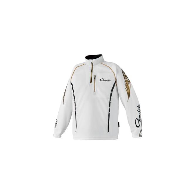 がまかつ GM3766 2WAYウォームジップシャツ ホワイト 5L