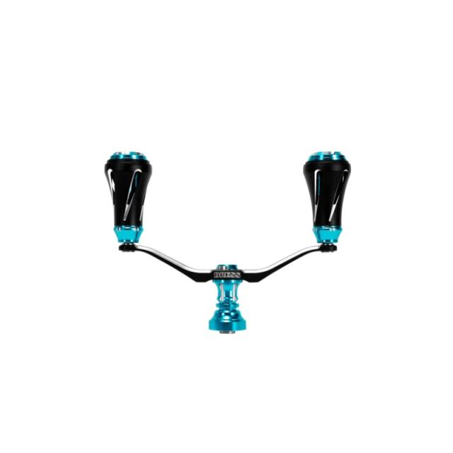 LIVRE リールカスタムパーツ クランク フェザー +Fino 黒鯛工房用 左右共通  110mm  TIG(チタン×ゴールド) LIVRE リールカスタムパーツ クランク フェザー +Fino 黒鯛工房用 左右