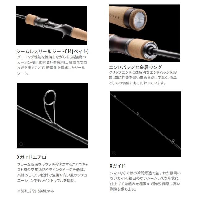 シマノ 24 カーディフ ストリーム プレミアム B54SUL　/ 渓流 ネイティブ トラウト ロッド ベイト_2