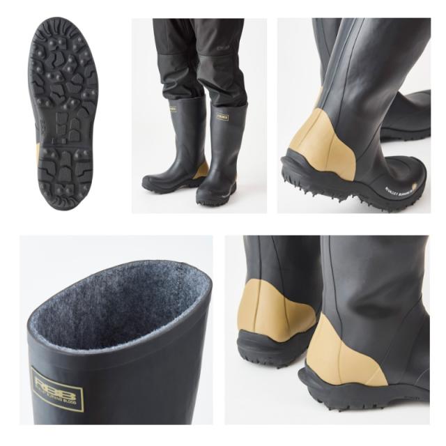 リバレイ 7743 RBB ウィンタースパイクブーツ ブラック M フィッシング