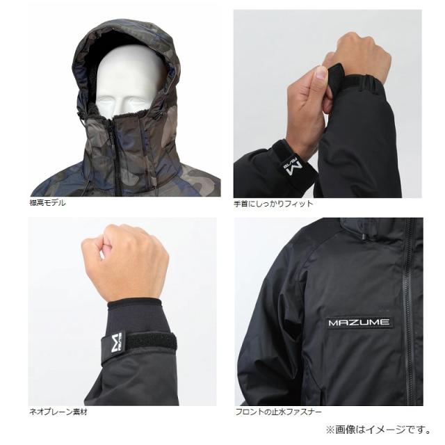 オレンジブルー MZFW-796 mazume タイドマニア オールウェザージャケット ブラックカモ L【在庫限り特価】【秋冬物衣料大処分】_4