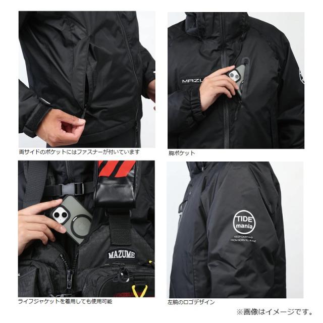 オレンジブルー MZFW-796 mazume タイドマニア オールウェザージャケット ブラックカモ L【在庫限り特価】【秋冬物衣料大処分】_5