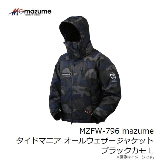 オレンジブルー MZFW-796 mazume タイドマニア オールウェザージャケット ブラックカモ L【在庫限り特価】【秋冬物衣料大処分】_7