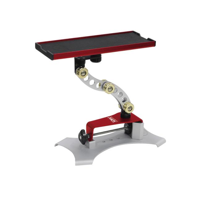 プロックス PX9286MSR 攻棚ワカサギマルチアクションテーブル万力/スタンド合体版 レッド