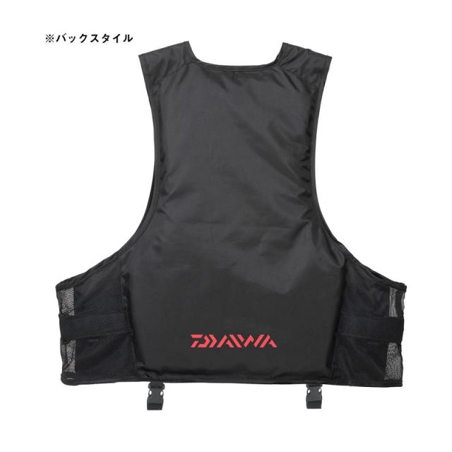 DAIWA PROVISOR フィッシング用ライフジャケット 黒/赤 ダイワ
