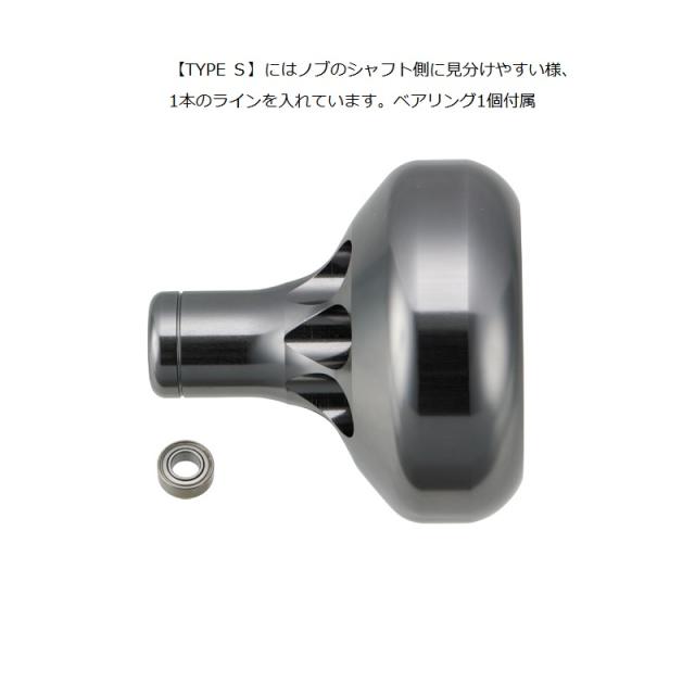 釣武者 S19605 パワーホイルノブ type S ゴールド_3