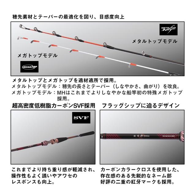 ダイワ 紅牙テンヤゲームMX H-235・J　/ 船 ひとつテンヤ 竿　2025年2月発売予定_3
