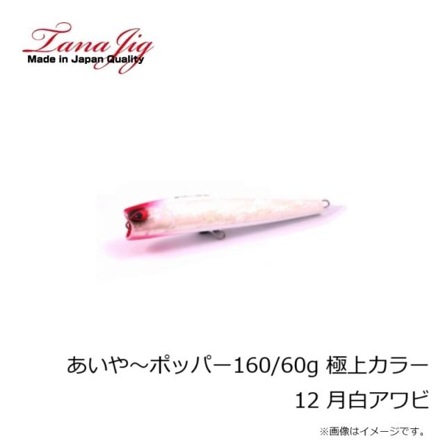 タナジグ あいや〜ポッパー160/60g 極上カラー 12 月白アワビ_1