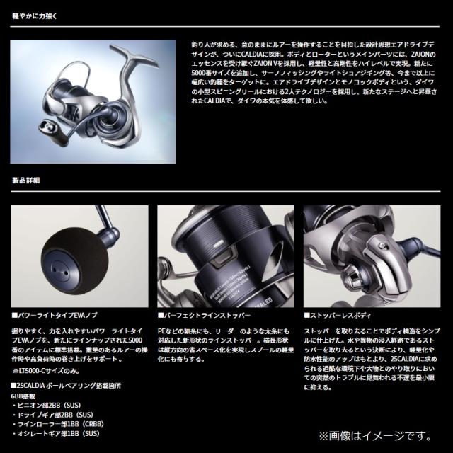 ダイワ 25カルディア FC LT1000S / スピニング リールの通販はau