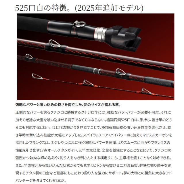 シマノ 24極翔　石鯛 525クチジロ【大型2】_3