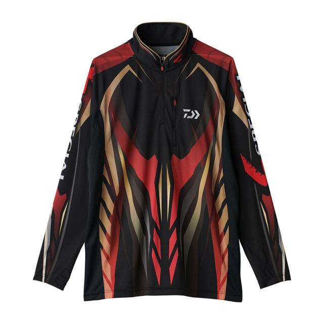 ダイワ DE-7025 スペシャルロングスリーブシャツ マグマブラック 2XL