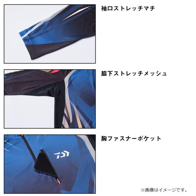 ダイワ DE-7025 スペシャルロングスリーブシャツ ホワイト XL_5