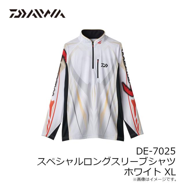 ダイワ DE-7025 スペシャルロングスリーブシャツ ホワイト XL_8