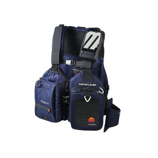 オレンジブルー MZLJ-827 mazume レッドムーンライフジャケットIX ネイビー F