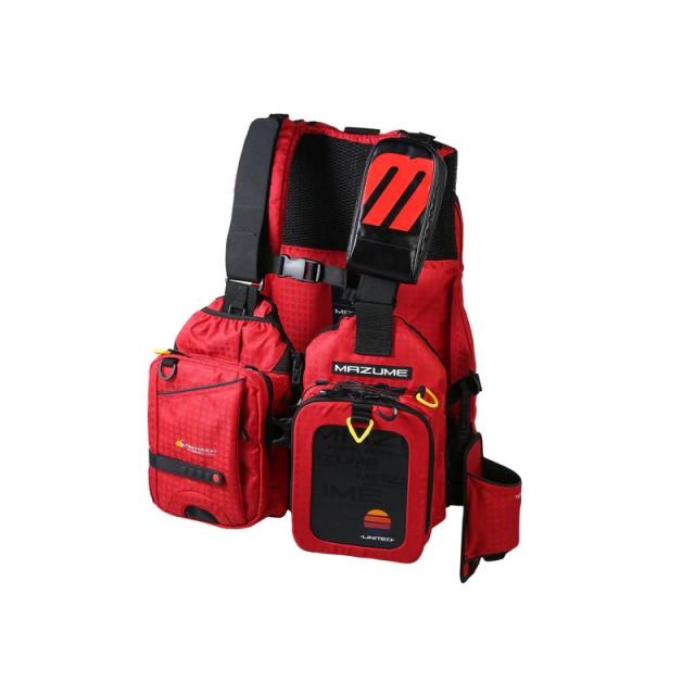 オレンジブルー MZLJ-827 mazume レッドムーンライフジャケットIX レッド F