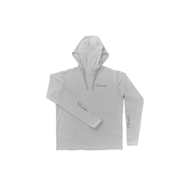 がまかつ GM3747 サンシェードフーディTシャツ ホワイト/グレー(バンダナ柄) M