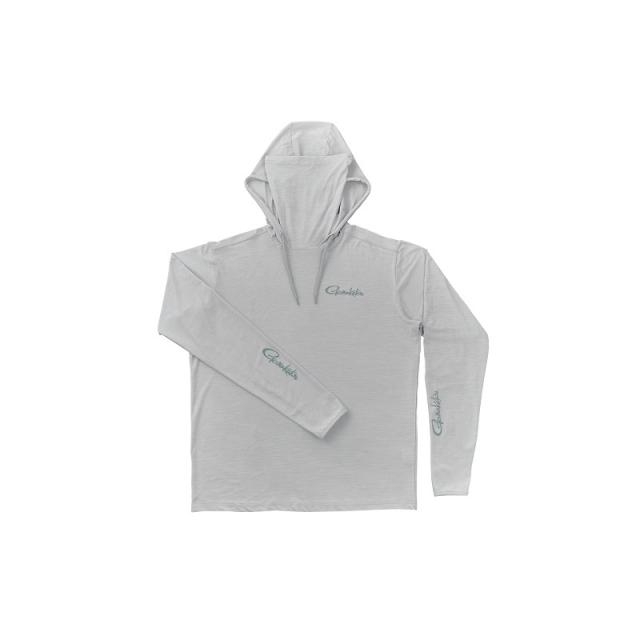 がまかつ GM3747 サンシェードフーディTシャツ ホワイト/グレー(バンダナ柄) 3L