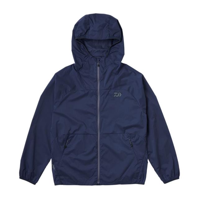 ダイワ DJ-5025 PERTEX ポケッタブルフーディジャケット グレープネイビー 2XL