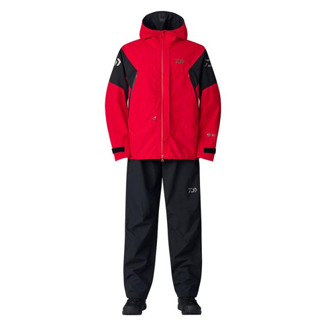 ダイワ DR-1825 GORE-TEX コンビアップレインスーツ レッド 2XL