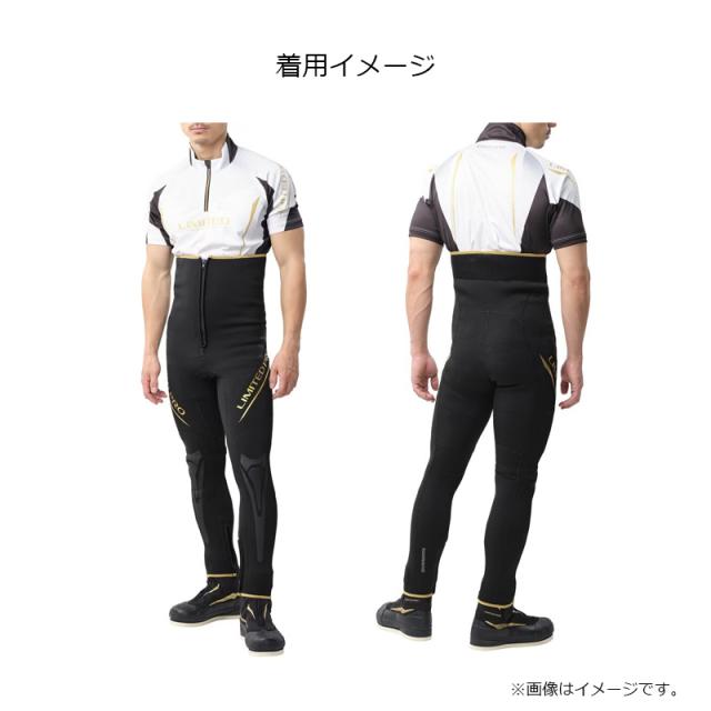 シマノ FI-560Y リミテッドプロ タイツ 2.5 LB ブラックゴールド