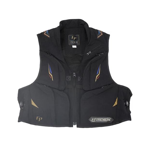 エクセル PFP-3 PREMIUM 鮎ベスト L ブラック