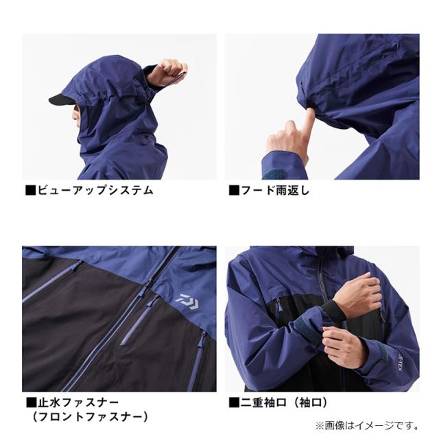 ダイワ DR-1925 GORE-TEX バーサタイルレインスーツ ブラック XL