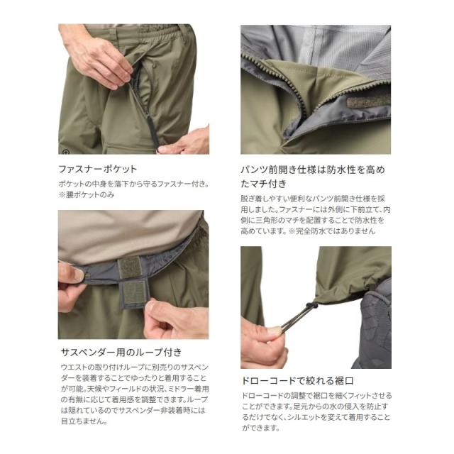 シマノ RA-024Y ESレインパンツ03 S ブラックの通販はau PAY