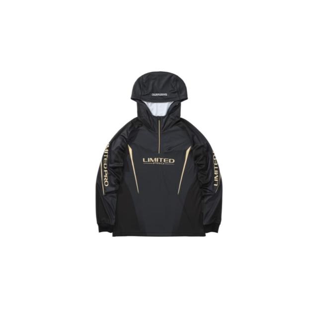 シマノ SH-124Y リミテッドプロ ハーフジップフーディ L リミテッドブラック