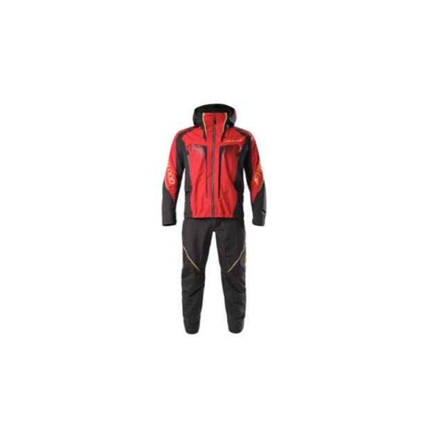 シマノ RA-160Y リミテッドプロ 3シーズン レインスーツ L ブラッドレッド