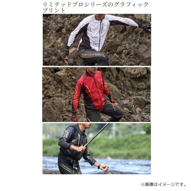 シマノ SH-107Y リミテッドプロ フルジップ シャツ 2XL ブラッドレッド