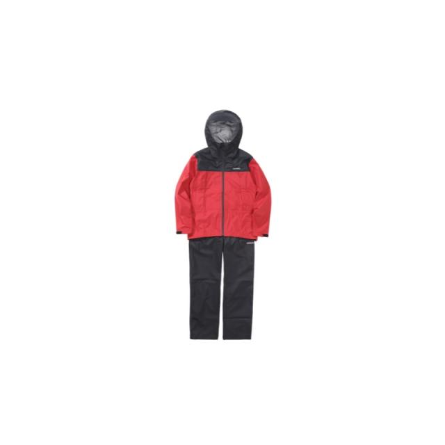 シマノ RA-047X 3レイヤー レインスーツ 3XL レッド