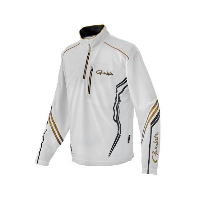 がまかつ GM3778 UDジップシャツ アイスホワイト LL