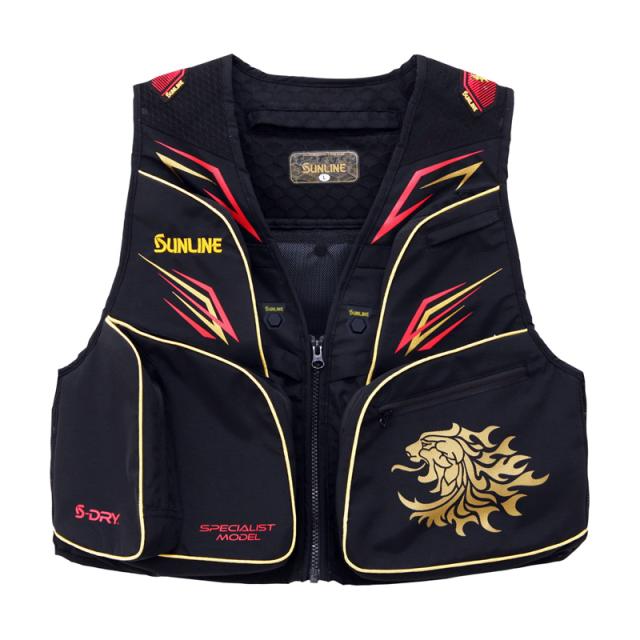 サンライン SUA-09215 S-DRY鮎ベスト ブラック 3L