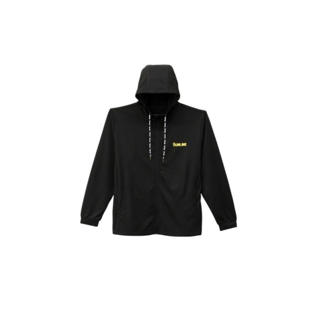 サンライン SUW-15505DPK DRYフルジップパーカー(虫よけ) ブラック×ゴールド M