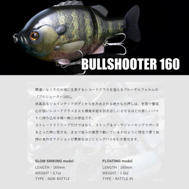 デプス ブルシューター 160SS #12 ナチュラルゴーストギル #12