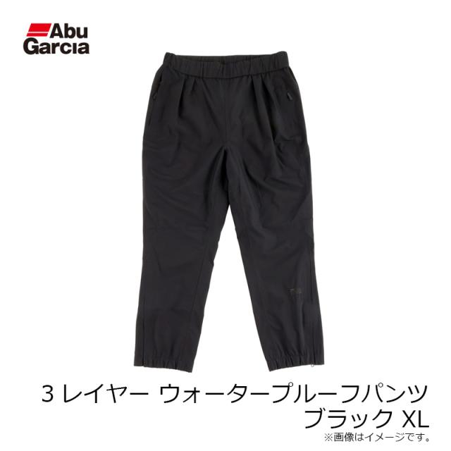 アブ ガルシア Abu x LK リミテッド 3レイヤー ウォータープルーフパンツ ブラック Mサイズ / abugarcia アブ ガルシア Abu x LK リミテッド 3レイヤー ウォータープルーフ