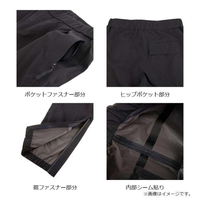 アブ 3座標軸 ウォータープルーフパンツ Abu×LK リミテッド 黒いこと M