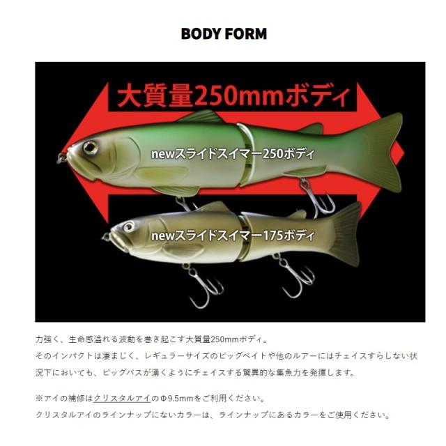 NEWスライドスイマー250SS #01 フラッシュカープ deps NEWスライドスイマー 250 #01 フラッシュカープ ビッグ
