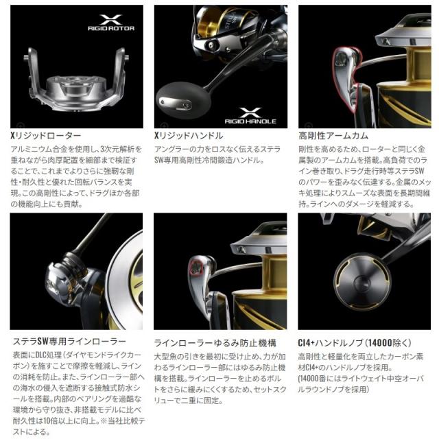 シマノ 25ステラSW 8000XG　/ ジギング スピニング リール_9