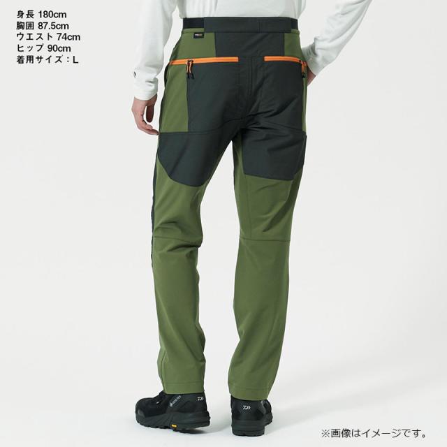ダイワ DP-3525 CORDURA ハードブッシュパンツ ブラック 2XL【釣り