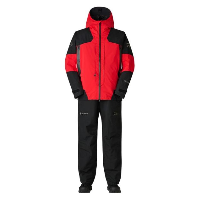 ダイワ DW-1825 GORE-TEX コンビアップウィンタースーツ レッド 2XL【釣り　防寒ウェア　防寒着】