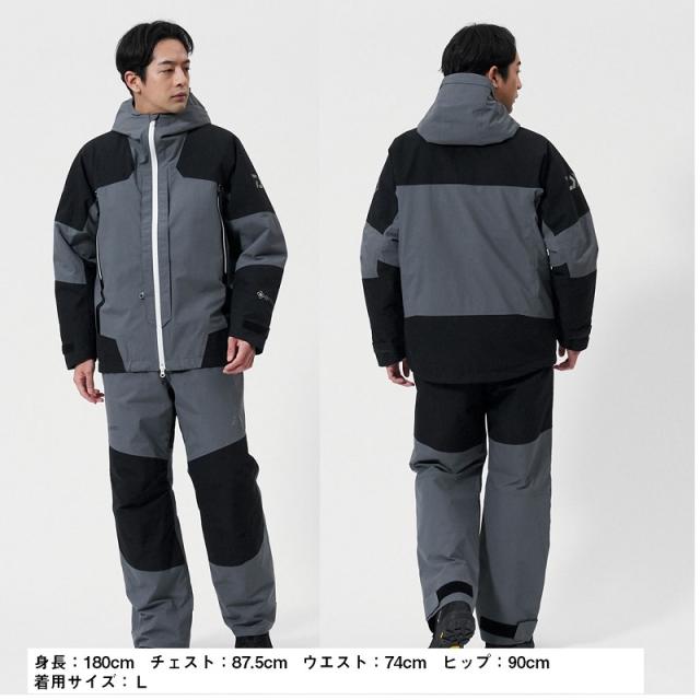 ダイワ DW-1825 GORE-TEX コンビアップウィンタースーツ ブラック M