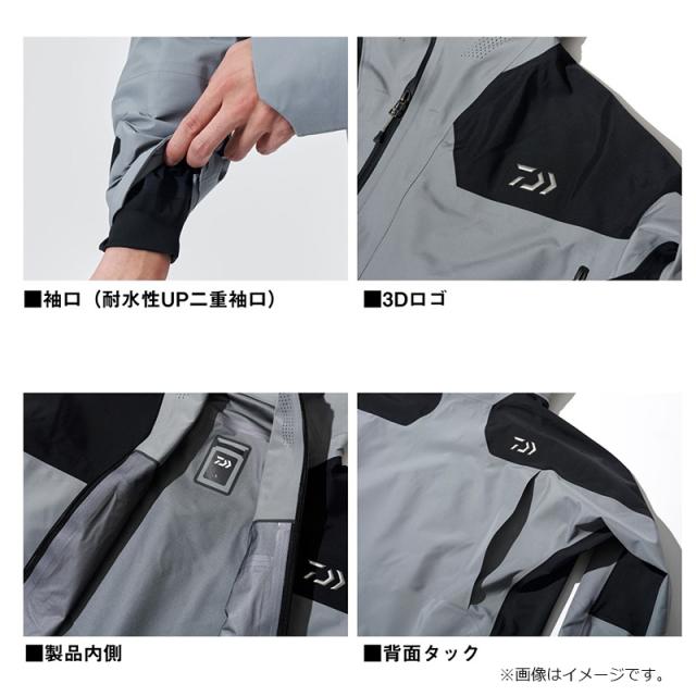ダイワ DR-1125J GORE-TEX ロックガードレインジャケット グレー L
