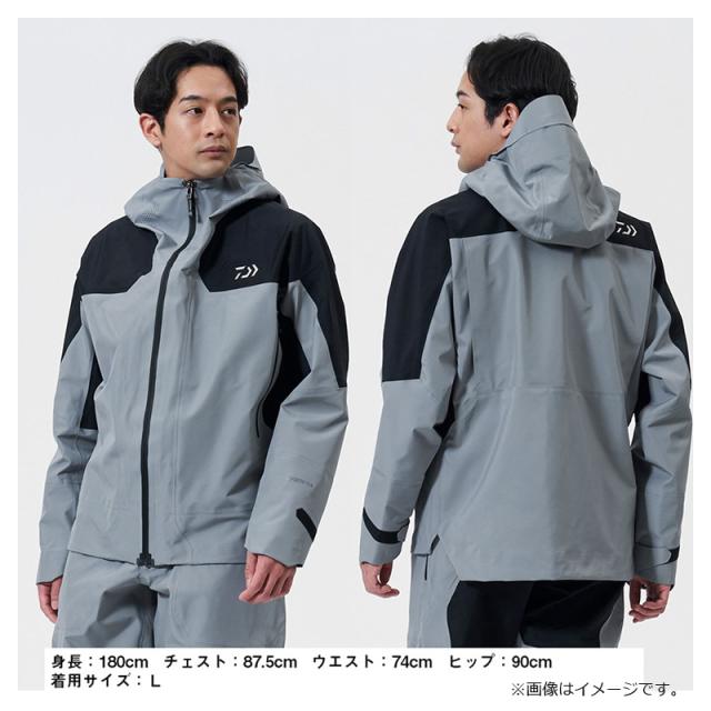 ダイワ DR-1125J GORE-TEX ロックガードレインジャケット グレー M