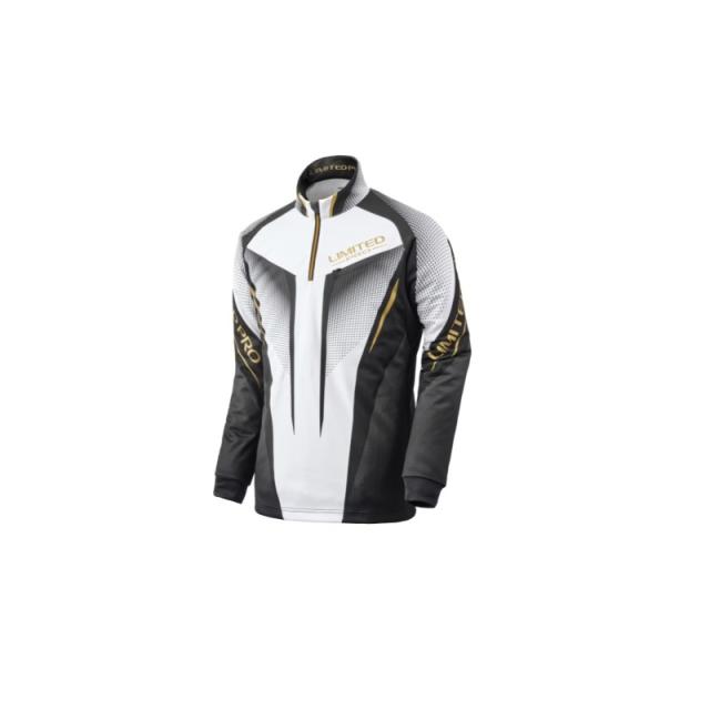 シマノ SH-110X リミテッドプロ ハーフジップ ウォームシャツ XL LTDホワイト【釣り　防寒ウェア　防寒着】