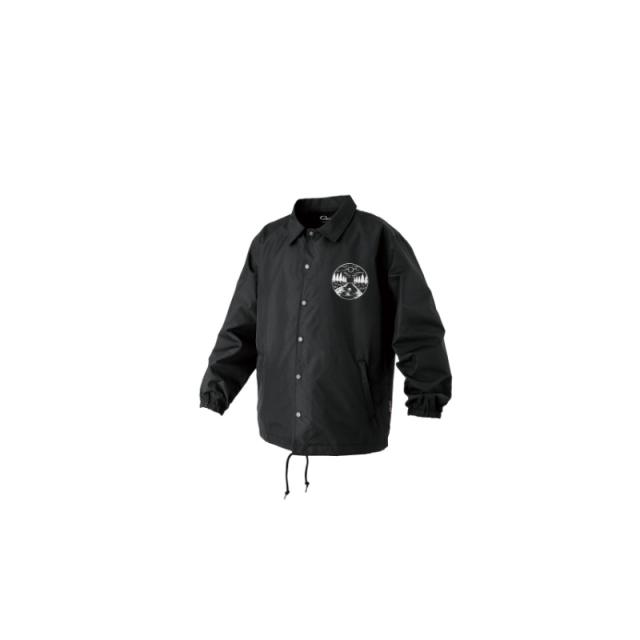 がまかつ GM3793 コーチジャケット ブラック/ホワイト M-L