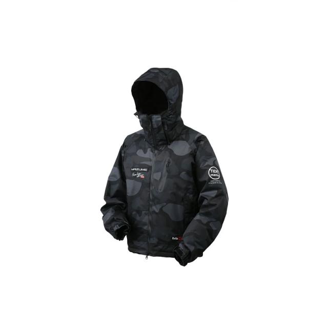 オレンジブルー MZFW-872 mazume TIDE MANIA ALL WEATHER JACKET グリーンカモ LL【釣り　防寒ウェア　防寒着】